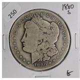 1880 S MORGAN DOLLAR  G