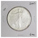 2007 SILVER EAGLE  GEM