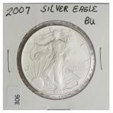 2007 SILVER EAGLE  GEM
