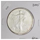 2005 SILVER EAGLE GEM