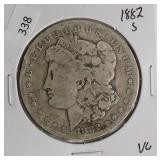 1882 S MORGAN DOLLAR  G