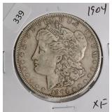 1904 MORGAN DOLLAR  XF