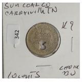 SUN COAL CARYVILLE TN 10  C CHOICE BU VERY RARE