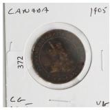 1905 CANADA LARGE CENT  VG