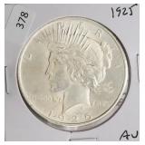 1925 PEACE DOLLAR  AU