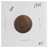 1901 INDIAN HEAD CENT  XF