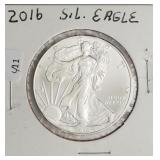 2016 SILVER EAGLE  GEM