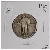 1924 S STANDING QUARTER  XF