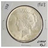 1923 PEACE DOLLAR CHOICE BU