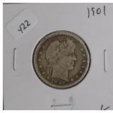 1901 BARBER QUARTER G