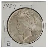 1924 PEACE DOLLAR