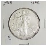 2018 SILVER EAGLE  GEM