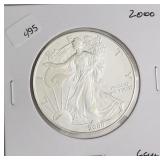 2000 SILVER EAGLE GEM