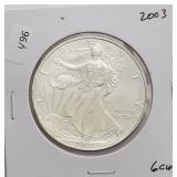 2003 SILVER EAGLE  GEM