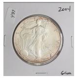 2004 SILVER EAGLE  GEM