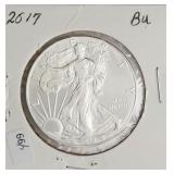 2017 SILVER EAGLE  GEM