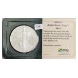 2002 SILVER EAGLE  GEM