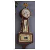 SETH THOMAS BANJO CLOCK WITH EAGLE FINIAL