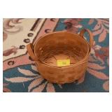 7" LONGABERGER BASKET - SIGNED: YEZ 1997