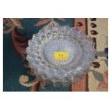 6 - 8 1/2" AMERICAN FOSTORIA DESSERT PLATES