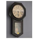 ANSONIA REGULATOR CLOCK - MAHOGANY CASE