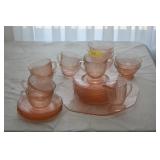 30 PC. McBETH EVANS GLASS "AMERICAN SWEETHEART" PA