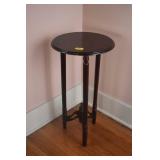 MAHOGANY CANDLE STAND - 16" DIAMETER X 29" HIGH