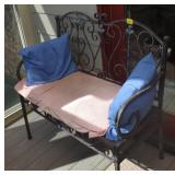 38" WROUGHT IRON BENCH