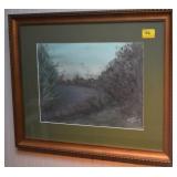 WATERCOLOR - LAKE SCENE BY CHARLENE BLEDSOE 