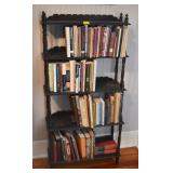 VINTAGE MAHOGANY BOOKSELF WITH BOOKS: HISTORY