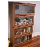 REPRODUCTION 4 SECTION BARRISTER BOOKCASE