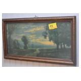 VINTAGE LANDSCAPE PRINT BY R. ATKINSON FOX