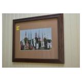 WATERCOLOR "STEEPLES OF WILMINGTON" BY PATRICK SUL