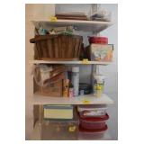 GROUPING: SEWING NOTIONS, STORAGE CONATINERS,