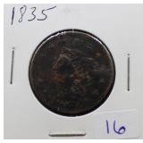 1835 LARGE CENT