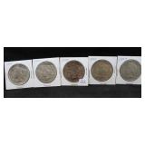 5 - 1924 PEACE DOLLARS