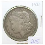 1921 MORGAN SILVER DOLLAR