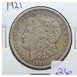 1921 MORGAN SILVER DOLLAR