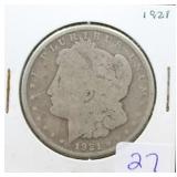 1921 MORGAN SILVER DOLLAR