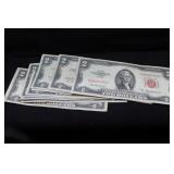 10 RED SEAL $2 BILLS