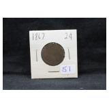 1867 2¢ PIECE