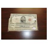 4 RED SEAL $5 BILLS