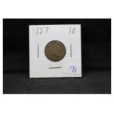 1857 FLYING EAGLE CENT