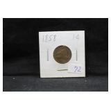 1858 FLYING EAGLE CENT