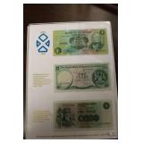 BANK OF SCOTLAND CURRENCY IN PLAQUE