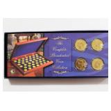 THE FRANKLIN MINT PRESIDENTIAL $1 COINS