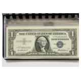 THE CURRENCY ALBUM WITH 11 - 1957 SERIES $1