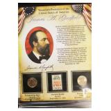5 LEXINGTON MINT PRESIDENTIAL COIN/STAMP PAGES