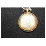 ELGIN POCKET WATCH - 7 JEWEL - J. BOSS 14KT 25