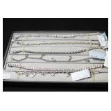 6 ASSORTED STERLING BRACELETS